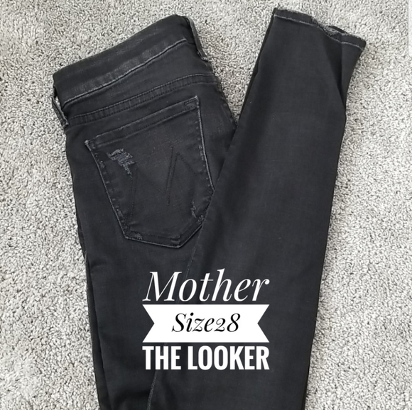 MOTHER Denim - Mother the Looker Destroyed Ride Skinny Jean's